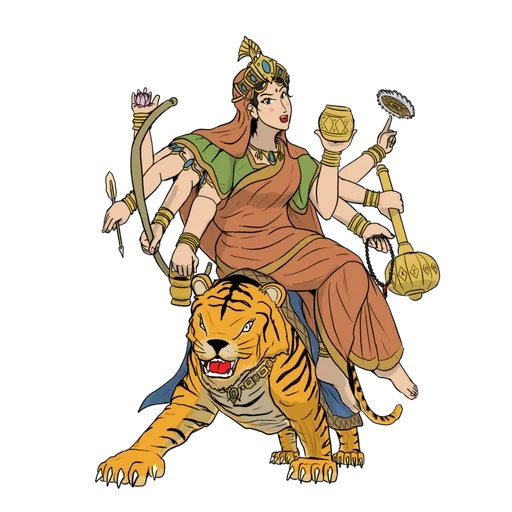 durga, durga, dewa hindu, dewi durga latar belakang, menggambar nakshatra anuradha