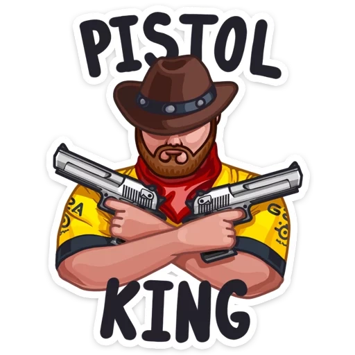 cs go, screenshot, sheriff sticker, cowboys gun, born to win