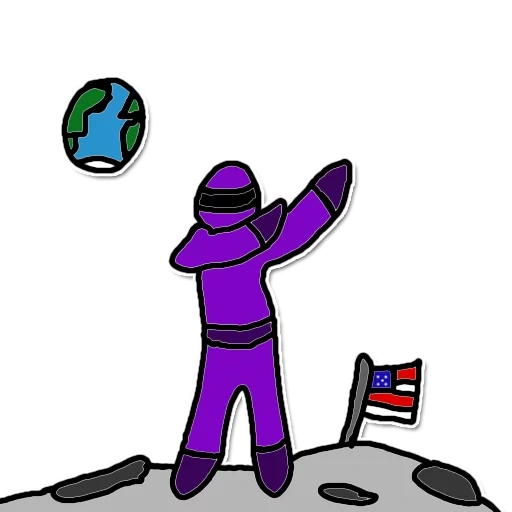 anime, humano, astronauta, astronauta, nós desenhamos um mod de desenho 2 de uma peste doctar