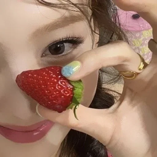 twice, petite fille, femmes, strawberry, girl beauty