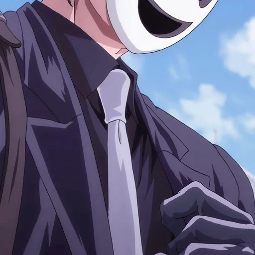 anime, personagem de anime, animação de máscara masculina, sniper de máscara tianku new pan, atirador de elite sr tian cool new pan