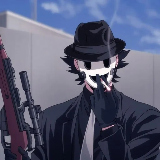 sr rick sniper, animação de máscara de franco-atirador, sr sniper anime, sniper do novo disco de tianku, atirador de elite sr tian cool new pan