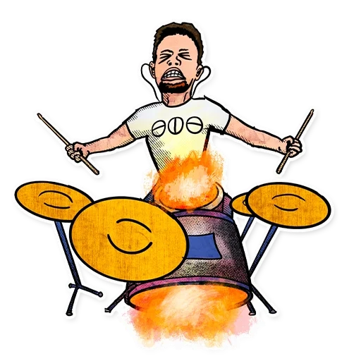 o masculino, drummer clipart, drummer de choque de logotipo