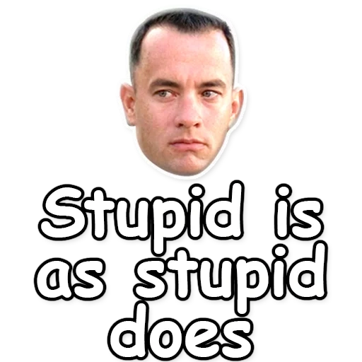 hanks, forrest gump, forrest gump, forest gampa and you are not verbose