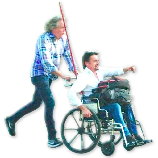 the grand tour, instalasi, kursi roda, kursi roda, orang di kursi roda