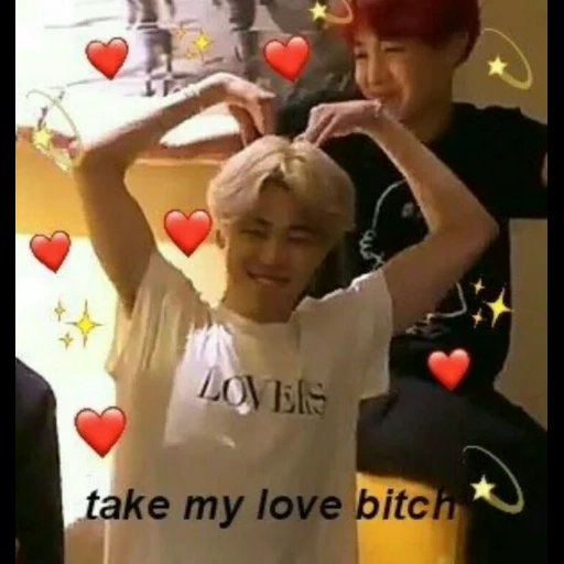 bts shu plus, bts namjun, love memes bts, corazón de nan jun, bts impar corazón