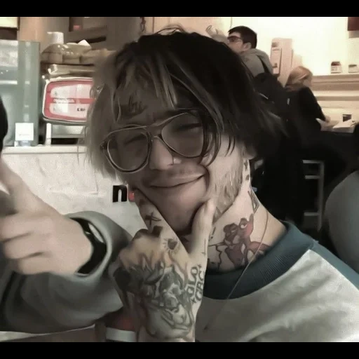 lil pip, lil peep, las gafas estaban vertiendo pipa, lil peep hellboy, lil peep star shopping