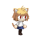 animation, neco arc, red cliff character, cartoon characters, neco arc sprite