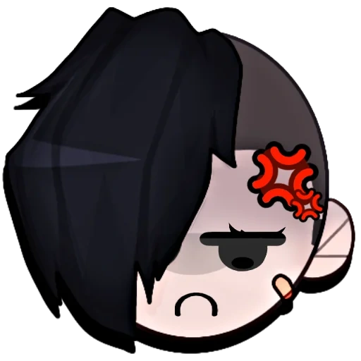 wannyan, anime emoji, characters of chibbies, emozi anime guys, tokyo gul chibi