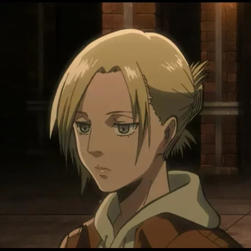 атака титанов, энни леонхардт, annie leonhardt, атака титанов ova 3, энни леонхарт 4 сезон