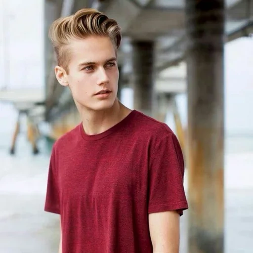 anak muda, para model, pria muda itu berambut pirang, pria tampan, model neels visser