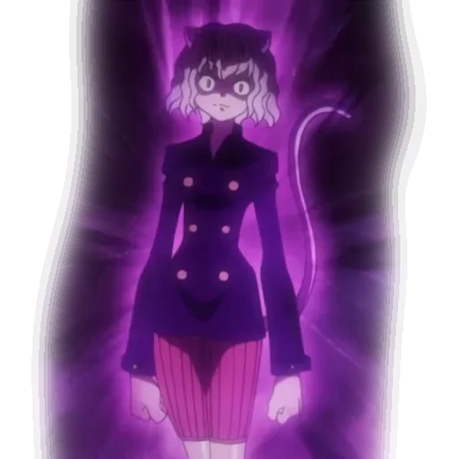 anime, feitano, aura neferpita, personajes de anime, dark aura hunter x hunter