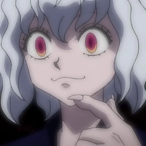 neferpitou, neferpita aura, hunter x hunter 3, screenshot neferpita hunter, neferpita hunter screenshot