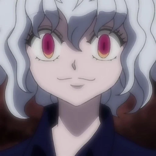 non-ferit, neferpitou, hunter x hunter 3, anime hunter neferpitu, tangkapan layar neferpitu hunter