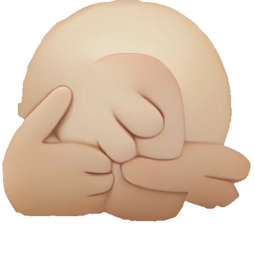 a toy, human, pinch cartoon, emoji crossed fingers, smileik crossed fingers