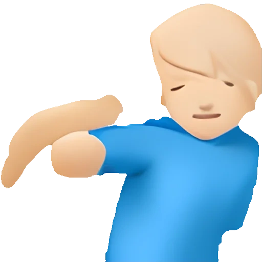 boy, emoji man, emoji man, emoji with a raised hand, emoji shrug shoulders