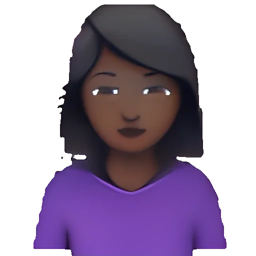 emoji, emoji, fille emoji, fille emoji avec une main