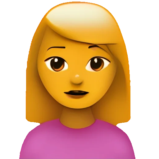 emoji, emoji, giovane donna, ragazza emoji, ragazza emoji