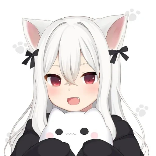 аниме неко, милые аниме, anime girl neko, девушки из аниме, персонажи аниме