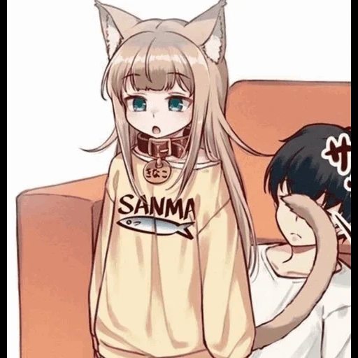 dia médico, anime neko, animação neko, jinnazi neizi, bonito tiannai