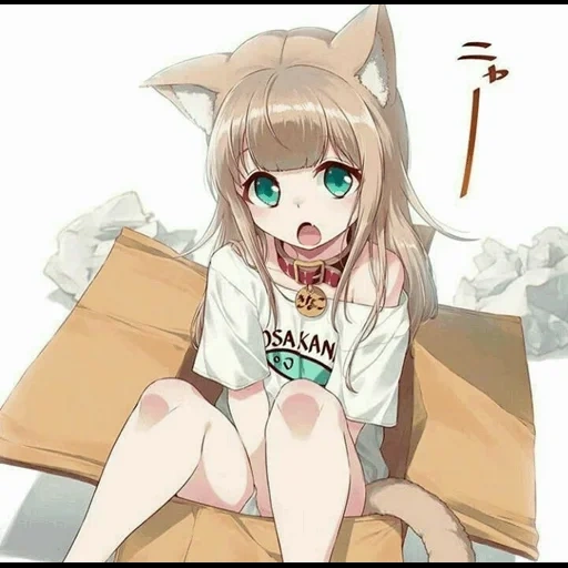 nekan, anime beberapa, kinako tidak, manga osakana neko, shimahara 40hara art