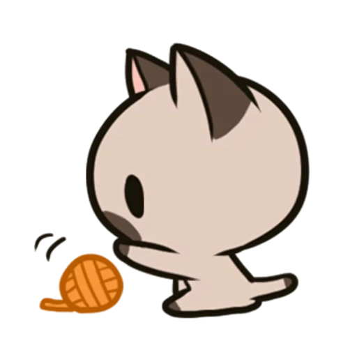 chibi, cão do mar de chibi, selo japonês, gato de chibi cinza