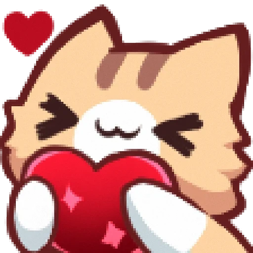 neko, emote, catos, gatto, no a