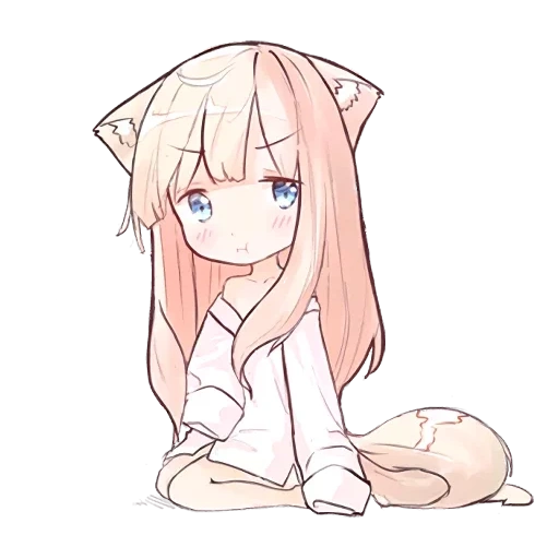 nekochan, anime cute, innere medizin mimi mia, anime neko tan, schöne anime-tag