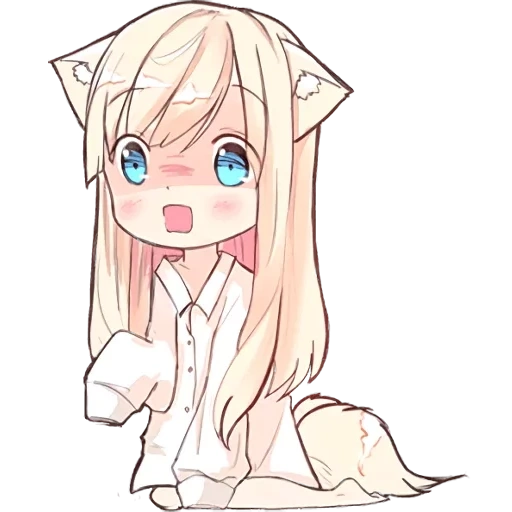 nekomimi, anime creative, necomimi mia, nekomimi-mia, necomimi mi quan