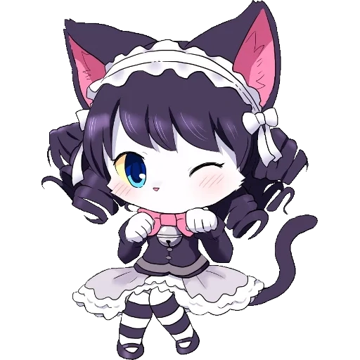 rock show, show by rock, anime rock show, nico yazawa chibi, cyan hijirikawa cat