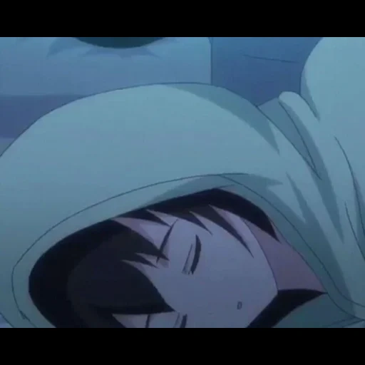 anime, klip anime, anime sedih, karakter anime, conosub di bawah selimut