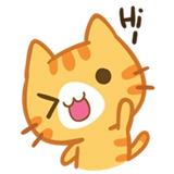 What does the cat say ... Meow @Nekosticker