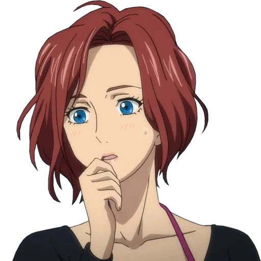 yuri on ice мила бабичева, аниме персонажи, аниме рыжая, аниме персонажи с рыжими волосами, девушки из аниме
