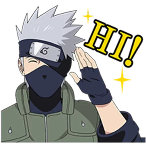 kakashi from naruto, naruto stickers, naruto kakashi chatake, steaks kakashi hhatake, naruto kakashi