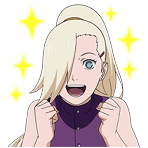 yamanaka ino, naruto, ino yamanaka, naruto uzumaki, conjunto de adesivos