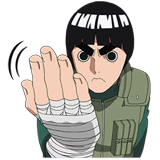 tenten y rock lee, rock lee de naruto, rock li naruto, naruto, naruto stickers