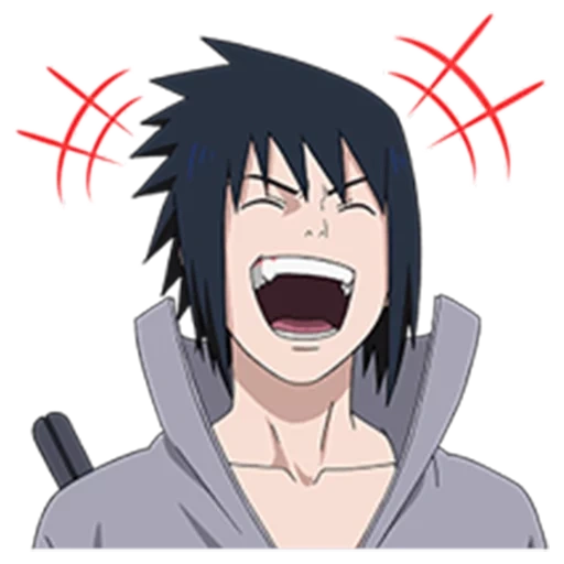 sasuke uchiha risos, rindo sasuke, sasuke erysipelas, sasuke smile, sasuke