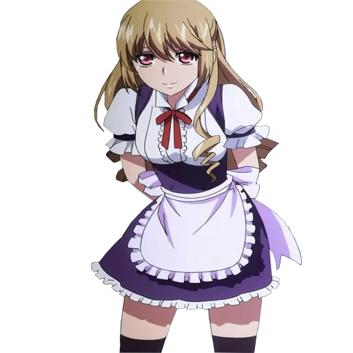 housemaid, asagi aiba, anime maid, saiki maid, strike the blood