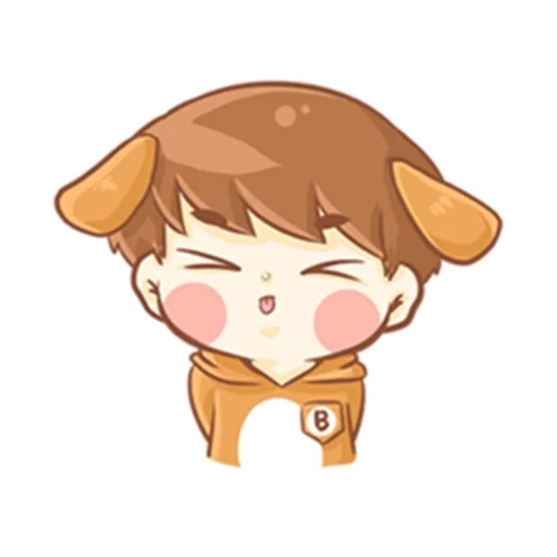 chibi, gambar, exo chibiki, exo baekhyun