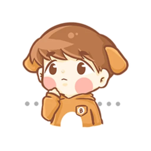 chibi, asia, exo chibiki, exo baekhyun