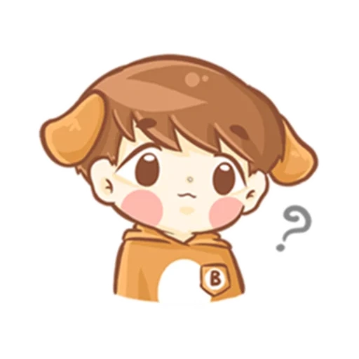 chibi, chibi bakxing, exo baekhyun, art du chiot baekhyun, north highway exo 2020 red cliff