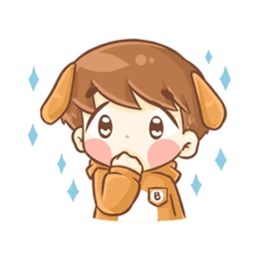 chibi, picture, exo chibiki, nodding chibi