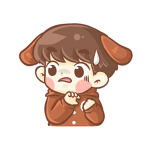 baekhyun chibi, poke mula b sayang