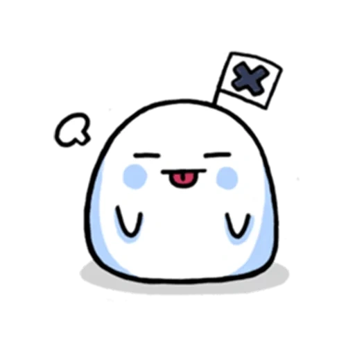 emoticon di emoticon, piccolo uomo, emoticon marshmallow