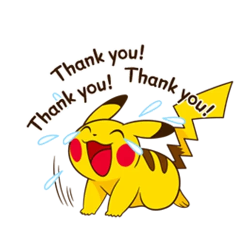 pikachu, donat pikachu, thanks to the pikachu, pikachi stickers