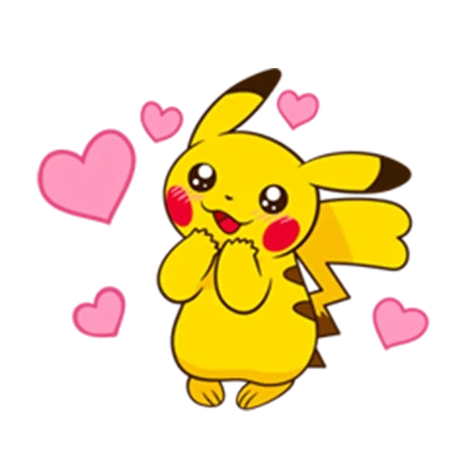 pikachu, pikachu nyasha, carpicachu, pikachu pour la saint-valentin