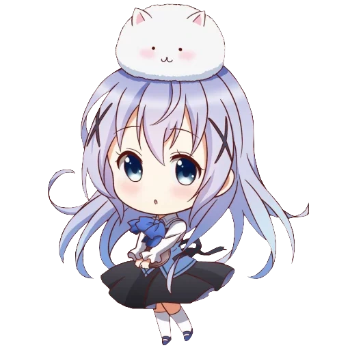 chibi, chino chibi, kafuu chino, chino kafuu chibi, anime desenhos fofos