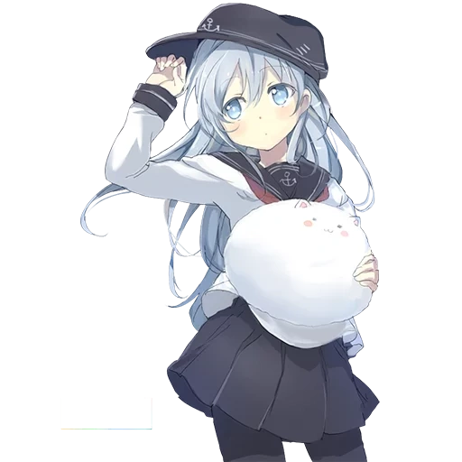 hibiki nekon, hibi mu kantai, kankole hibiki, anime del pinguino di hibby, niki mu kangtai è cresciuto