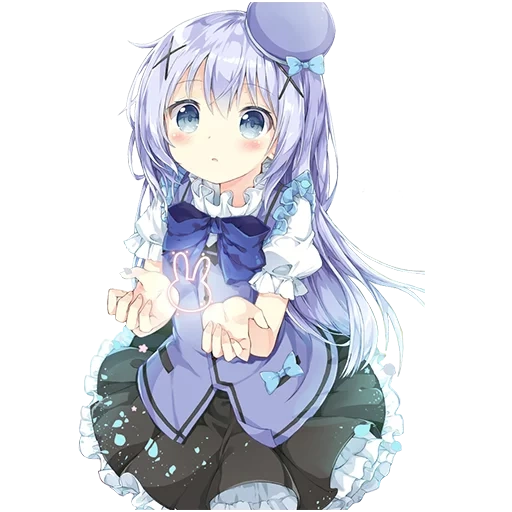 precioso anime, anime milashka, arte chino kafuu, gochuumon wa usagi desu ka