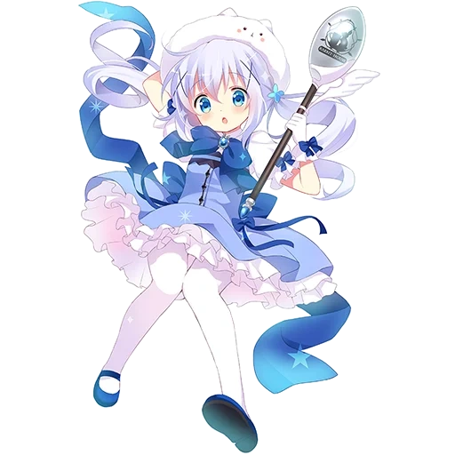 mahou, animation art, kavai animation, cartoon cute, kafu chino